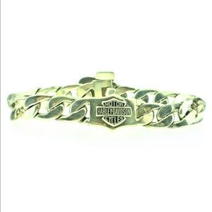 Men’s sterling silver Harley Davidson bracelet